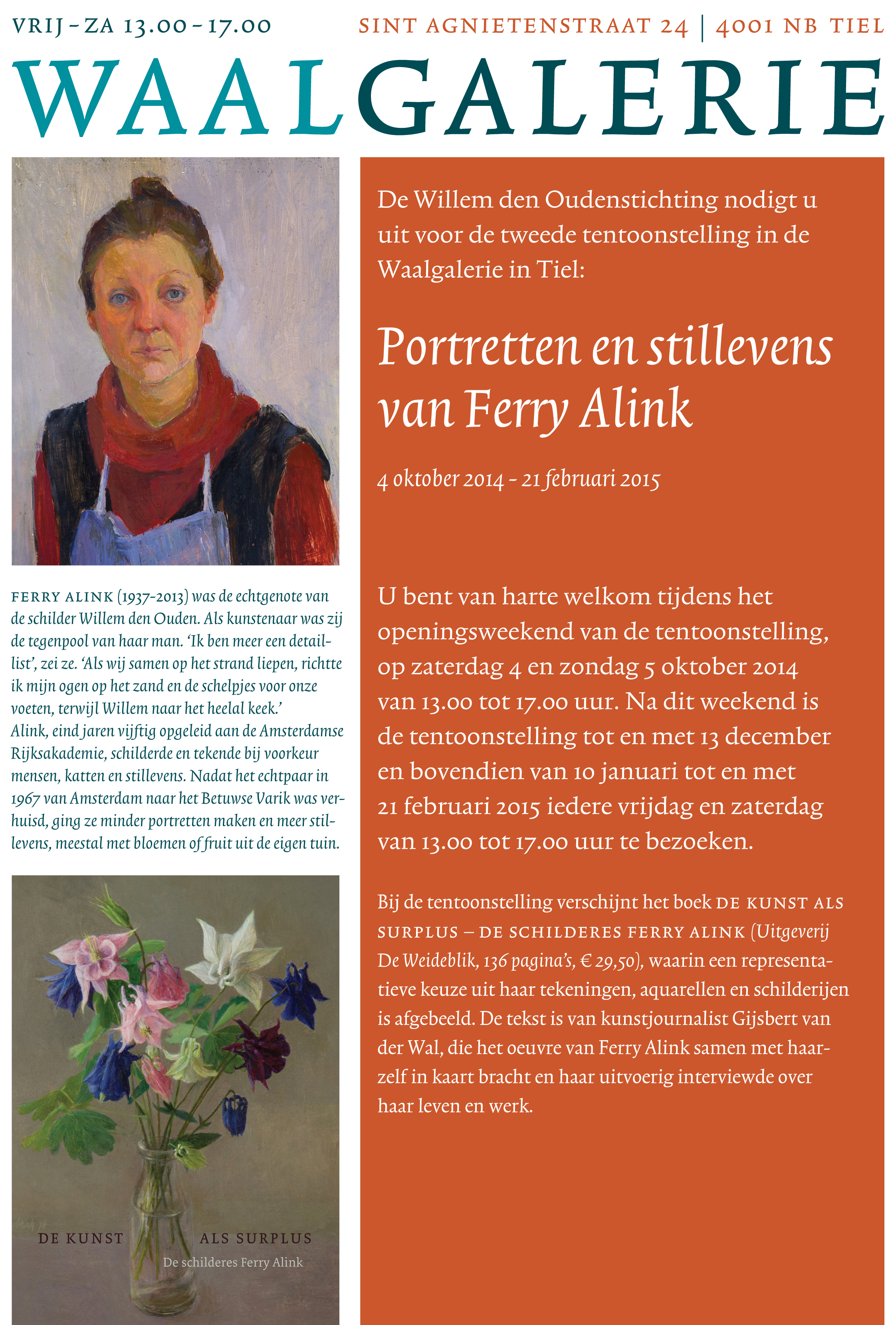 uitnodiging Ferry Alink Waalgalerie